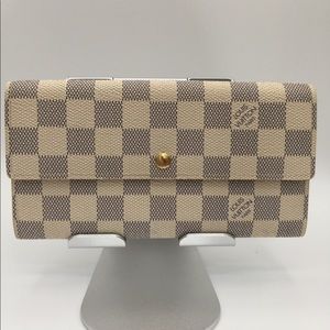 Authentic Louis Vuitton Sarah Wallet Azur